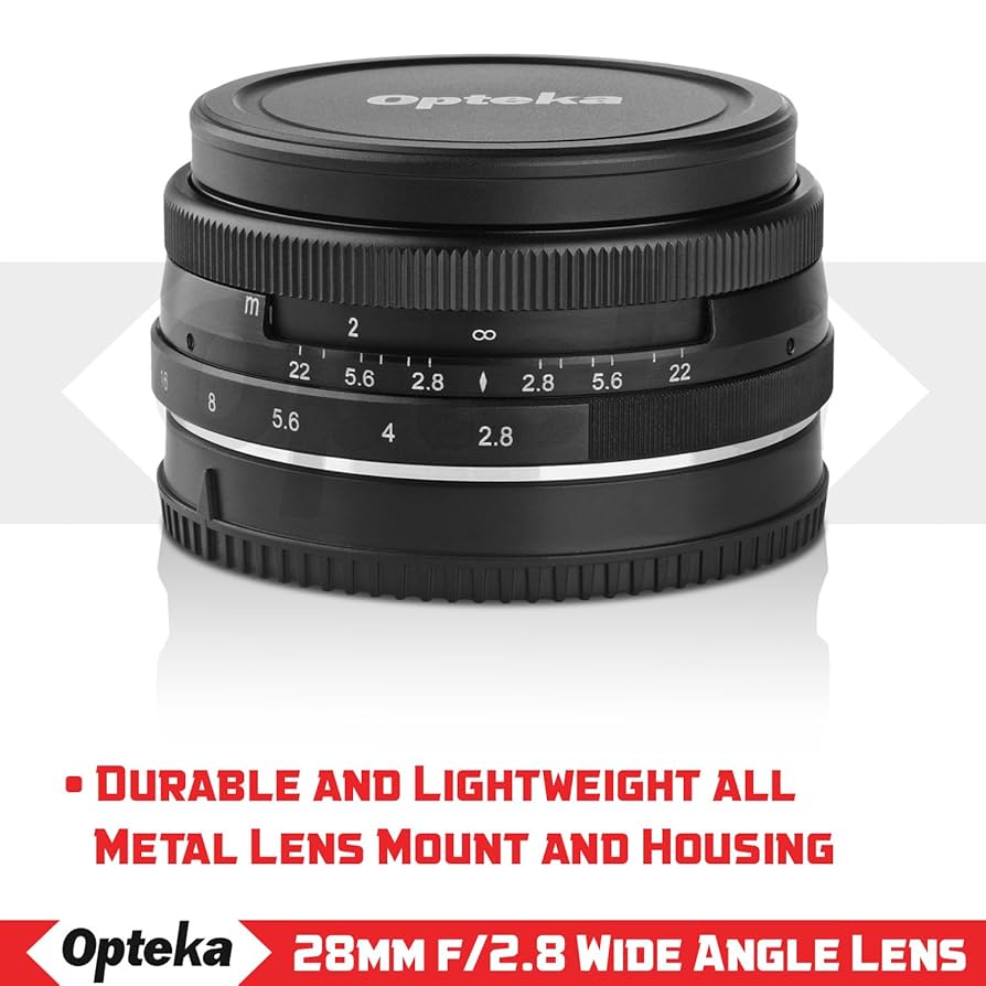 Amazon.com : Opteka 28mm f/2.8 HD MC Manual Focus Prime Lens